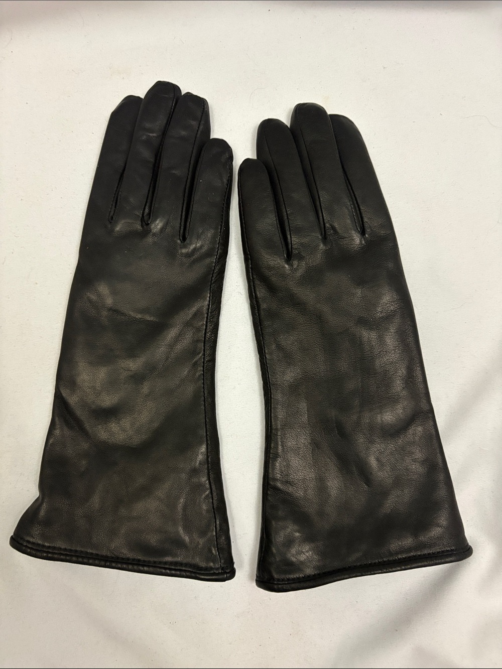 Preston & York Black Leather Gloves Size Medium